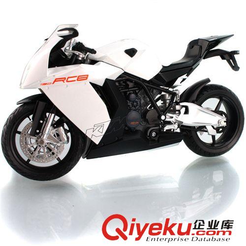 俊基zp 1:12【KTM RC8 超級(jí)摩托車(chē)】摩托車(chē)模型合金玩具 6006