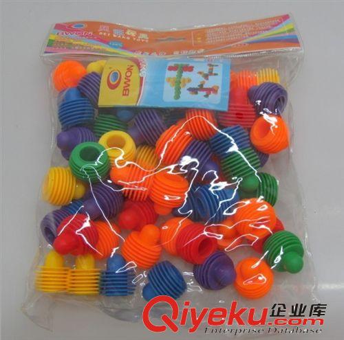 拼插積木 益智拼裝 百變積木 袋裝 53pcs/668-7