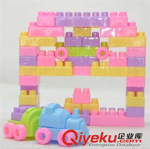 拼插積木 益智拼裝 百變積木 袋裝 53pcs/668-7