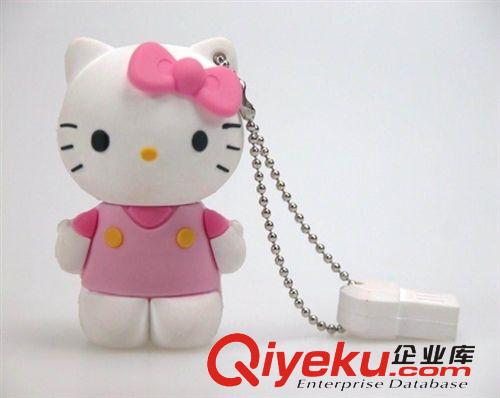 深圳U盘厂家tj批发 kitty猫U盘 卡通U盘 可以印刷客人LOGO