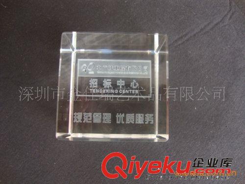 水晶激光內雕，深圳水晶工藝廠，水晶商務禮品藝術擺件