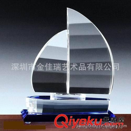 水晶帆船定做，深圳水晶帆船廠家，定制水晶船