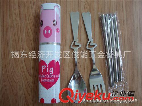 促銷(xiāo)情侶禮品餐具 環(huán)保套裝餐具 贈(zèng)送環(huán)保餐具原始圖片3
