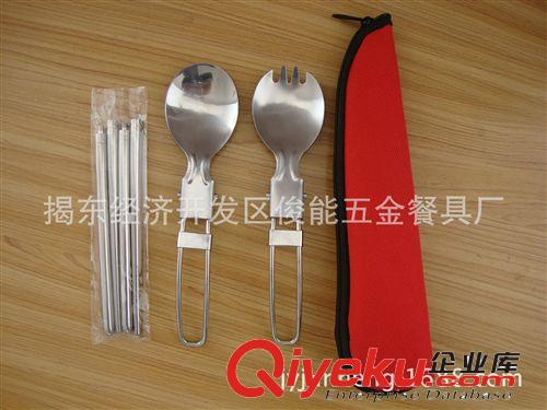 供應(yīng)便攜布袋裝折疊勺筷子餐具套裝原始圖片3