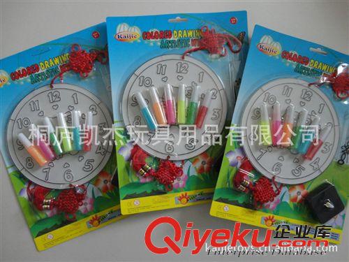 廠家直透光快樂(lè)時(shí)鐘 透光畫(huà)批發(fā) 兒童益智玩具DIY 批發(fā)原始圖片2