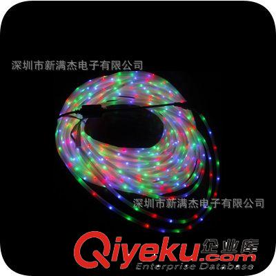 led發(fā)光銅線燈||一線四色水管燈串原始圖片2