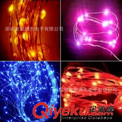 led發(fā)光銅線燈||一線四色水管燈串原始圖片3