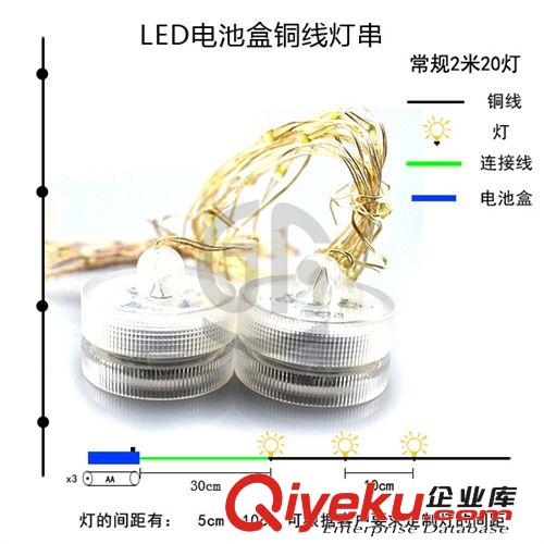 廠家批發(fā)外貿(mào)專用高品質(zhì)銅線led燈串電池?zé)魘可隨意裝飾