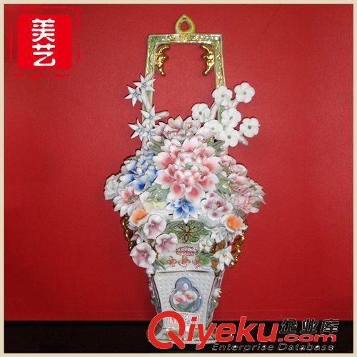 現貨銷售 綠釉寄花花瓶陶瓷工藝品 家裝陶瓷工藝品