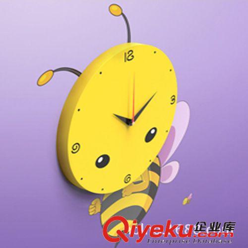 原創(chuàng)設(shè)計(jì) 外貿(mào)靜音裝飾花顏墻貼掛鐘  兒童3D家庭墻紙壁鐘 送禮原始圖片2