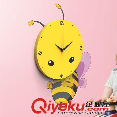 原創(chuàng)設(shè)計(jì) 外貿(mào)靜音裝飾花顏墻貼掛鐘  兒童3D家庭墻紙壁鐘 送禮原始圖片3