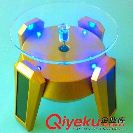 太陽能展示臺轉(zhuǎn)盤展示架四腳高鼎展示架手機(jī)架眼鏡架原始圖片3