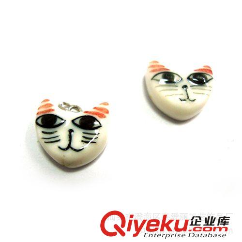 供應(yīng)手工飾品 特色手繪陶瓷飾品 淘寶貨源動(dòng)物造型可愛(ài)百搭陶瓷原始圖片2
