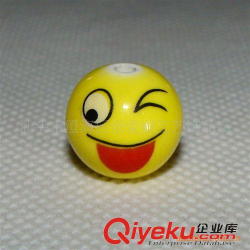 供應陶瓷珠 陶瓷配件 制作精細 陶瓷QQ表情原始圖片3