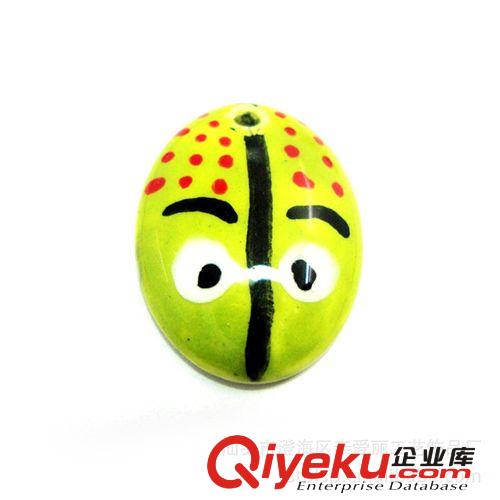 新奇特產(chǎn)品 現(xiàn)代藝術(shù)動物世界純手工手繪陶瓷珠 廠家直銷原始圖片2