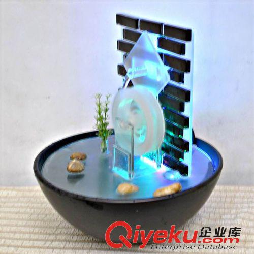 廠家直銷簡約現(xiàn)代陶瓷噴泉流水水景擺設(shè)家居裝飾品加濕器風(fēng)水輪