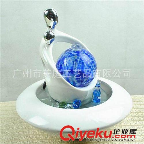 廠(chǎng)家直銷(xiāo)陶瓷噴泉流水?dāng)[件創(chuàng)意家居裝飾品客廳加濕器桌面擺設(shè)