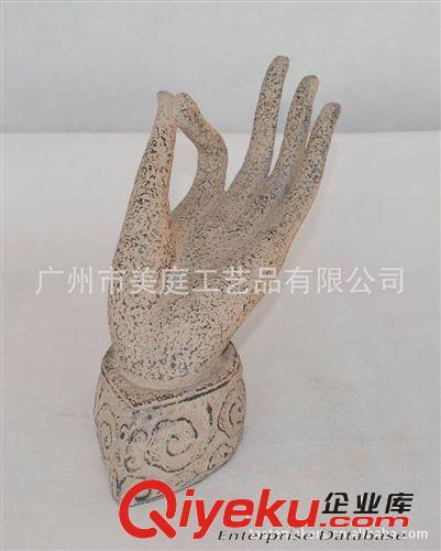 中式仿古樹脂仿古工藝品商務禮品家居裝飾品佛擺飾佛手擺件原始圖片3