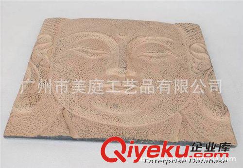 批發(fā)中式仿古樹脂工藝品掛件家居裝飾品商務禮品千佛佛頭掛飾原始圖片3
