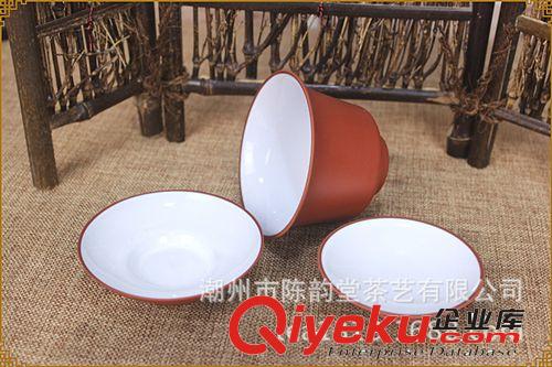 【朱泥蓋碗】三才碗 功夫茶具茶備 潮州工夫茶具蓋鷗【陳韻堂】原始圖片3