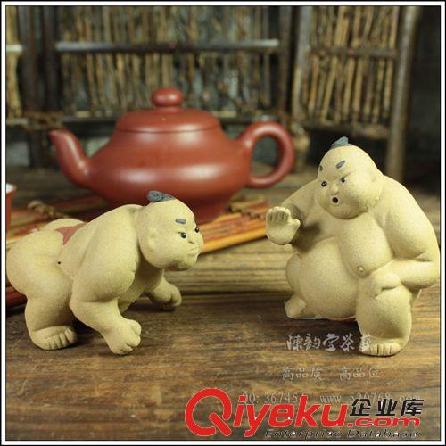 陳韻堂茶寵擺件和尚純手工精品茶寵紫砂飾品創意時尚工藝配件茶玩
