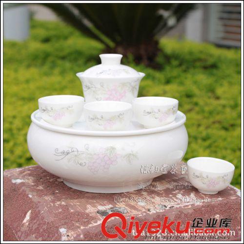 【陳韻若深】玉瓷套裝/工夫茶具/如意【陳韻堂出品】