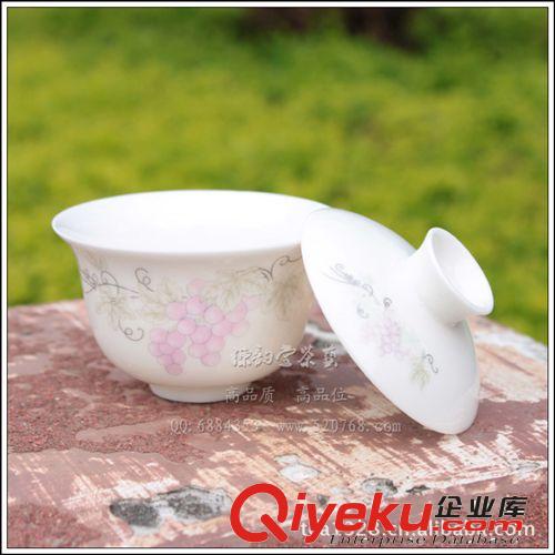 【陳韻若深】玉瓷套裝/工夫茶具/葡萄【陳韻堂出品】原始圖片2