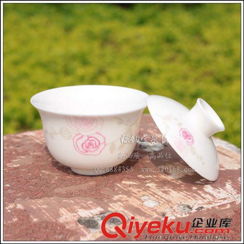 潮州玉瓷旅行茶具/工夫茶具(玫瑰)【陳韻堂出品】