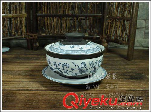 陳韻堂陶瓷功夫茶具套裝整套茶具八件套茶杯蓋碗茶海公道杯耐高溫