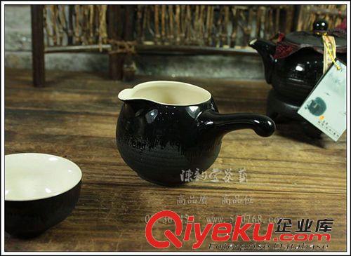 陳韻堂陶瓷功夫茶具墨彩套裝整套茶具精品茶杯公道杯茶壺組合茶道