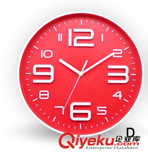 供應掛鐘 時尚促銷禮品掛鐘 立體數字掛鐘原始圖片3