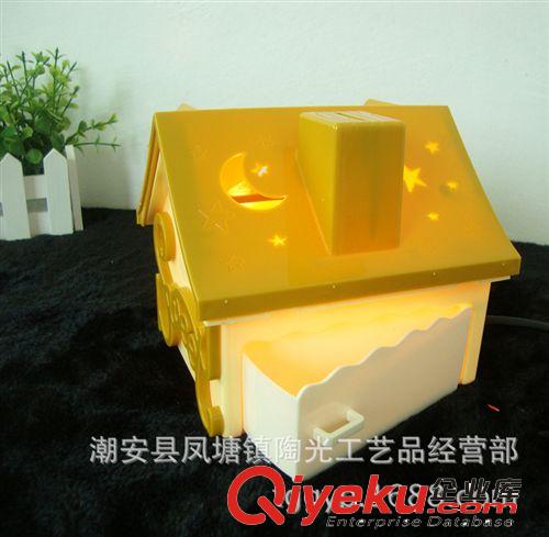 創(chuàng)意臺燈 首飾盒精致別墅臺燈 家居時尚禮品儲錢罐 情人禮品批發(fā)原始圖片2