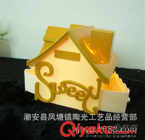 創(chuàng)意臺燈 首飾盒精致別墅臺燈 家居時尚禮品儲錢罐 情人禮品批發(fā)原始圖片3