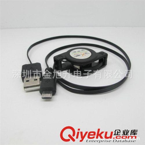MOTO/HTC/魅族/小米M1數(shù)據(jù)線(xiàn) 同步充電USB伸縮線(xiàn) USB拉伸線(xiàn)原始圖片2