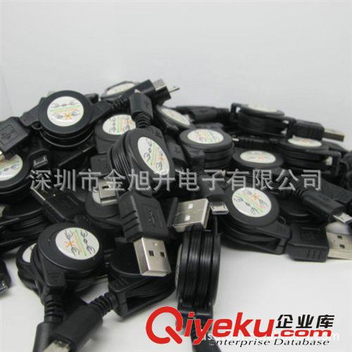 MOTO/HTC/魅族/小米M1數(shù)據(jù)線(xiàn) 同步充電USB伸縮線(xiàn) USB拉伸線(xiàn)原始圖片3