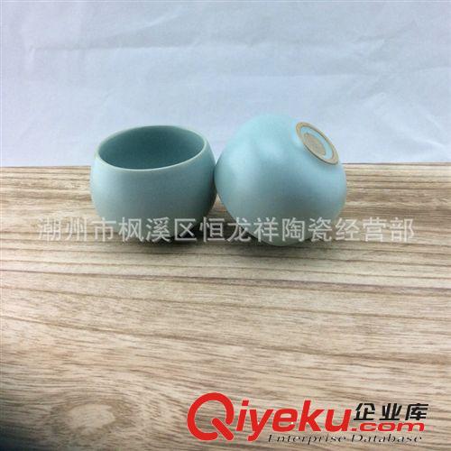 加工 表面光滑簡單大肚杯 禮品促銷汝窯茶杯批發(fā)定制1*50ml