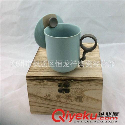 【恒龍祥】雙層環(huán)保汝窯茶杯 展銷會(huì)古意個(gè)人茶杯1*250ml原始圖片2