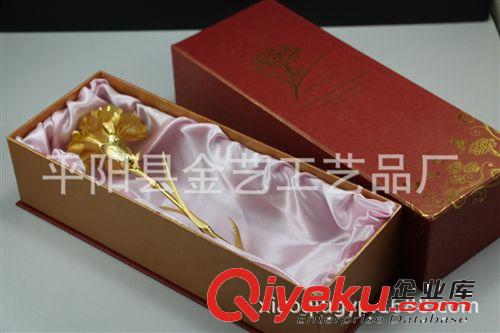 廠家直供 24K純金金箔玫瑰 熱銷金玫瑰 七夕 情人節(jié)送禮佳品原始圖片3