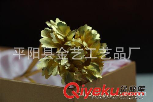 廠家直銷(xiāo) 供應(yīng)24k金箔玫瑰花 七夕情人節(jié)禮品 金玫瑰原始圖片3