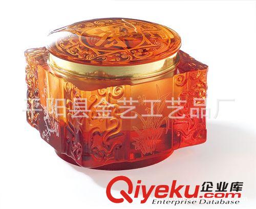 琉璃茶葉罐，開(kāi)業(yè)慶典茶葉罐，廣告校慶茶葉罐，茶葉罐原始圖片3