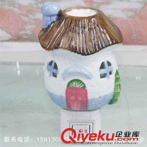 支持混批陶瓷熏香小夜燈 ,光控小夜燈，精油小夜燈