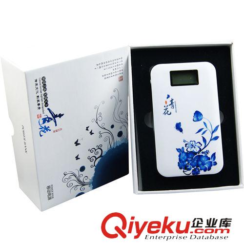 【商務禮品】青花移動電源 充電寶批發 5000毫安青花瓷移動電源原始圖片3