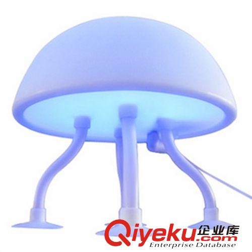 福龍 浪漫水母夜燈 創(chuàng)意禮品 義烏小夜燈批發(fā) USB電池兩用水母燈原始圖片2