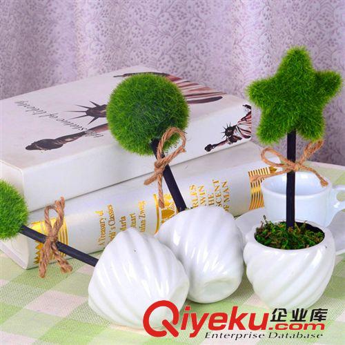 仿真值毛個(gè)性盆栽家居客廳書房擱板創(chuàng)意裝飾擺設(shè)/仿真花綠植植物
