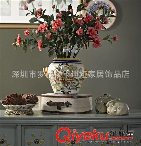 tj供應 卡瑞娜花瓶 古典彩繪花瓶工藝品擺件 Y-119原始圖片3