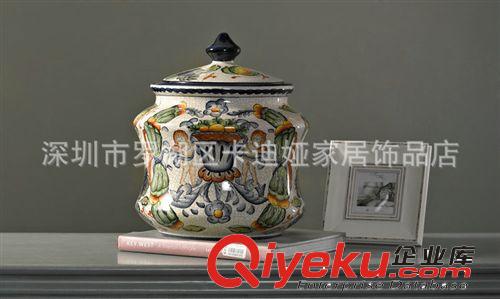 低價出售 特麗斯裝飾罐 精致彩陶工藝品擺件 Y-113原始圖片2