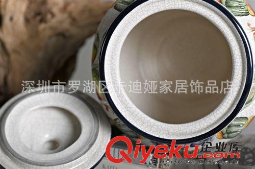 低價出售 特麗斯裝飾罐 精致彩陶工藝品擺件 Y-113原始圖片3