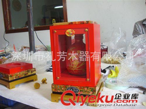 gd酒盒，噴油紅色酒盒，酒類包裝收納盒，收納箱，酒架原始圖片2