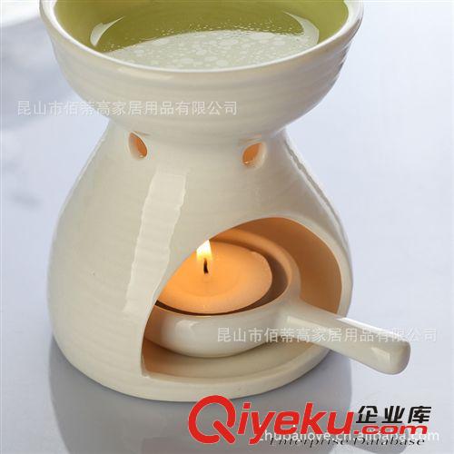 【廠家直銷】陶瓷鏤空香薰爐熏香爐禮盒包裝帶蠟燭托盤原始圖片3