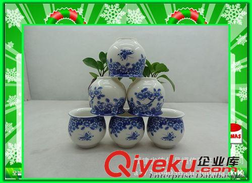 整套茶具廠家直銷|gd禮品7頭雙層杯|大茶壺|7頭茶具|青花瓷